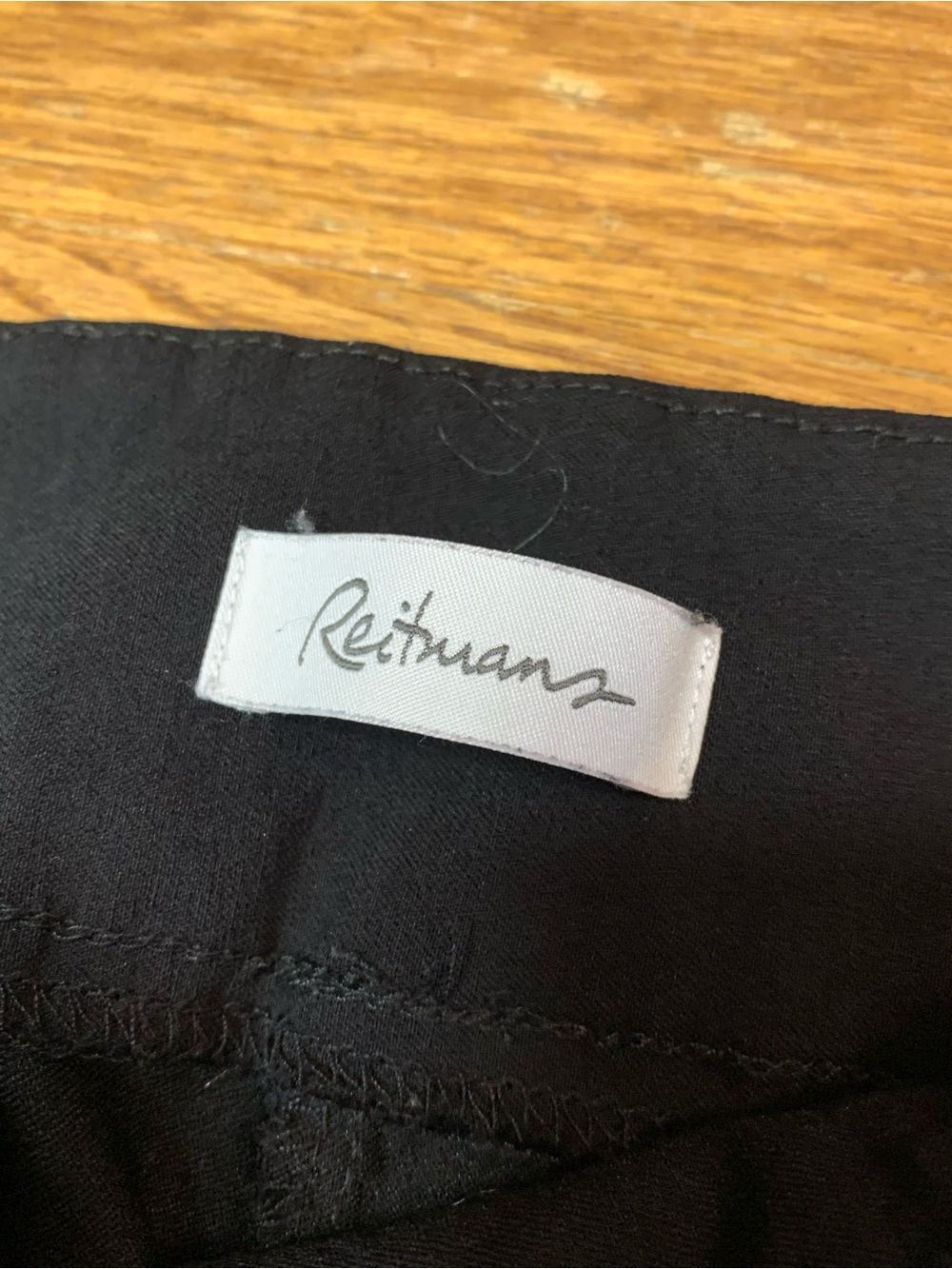 Reitmans Black Pull On Stretch Dress Pants Straight Leg Petite Plus Size 14P - Picture 2 of 8